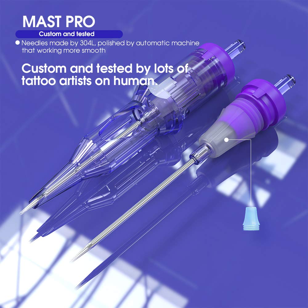 MAST TATTOO Mast Pro purple clear body close-up shows visibility during color changes.