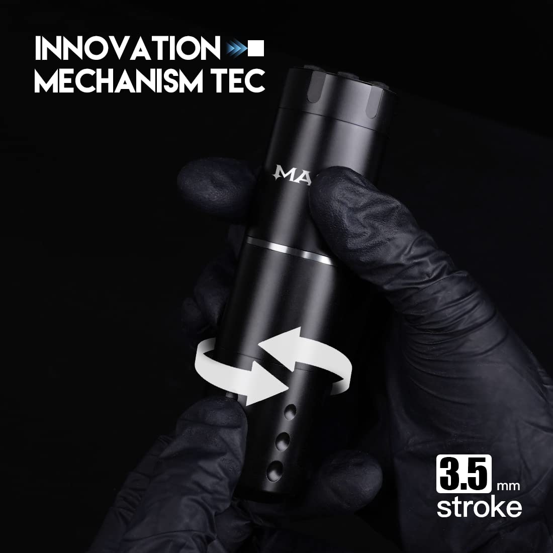 MAST TATTOO A1 Pro Mcore-A motor maintains stable speed for clean lines.