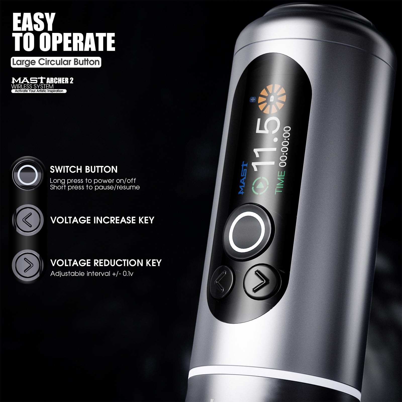 MAST TATTOO Archer2 included accessories streamline setup for artists