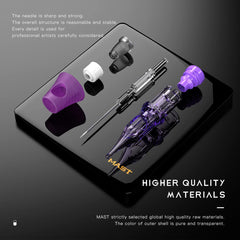 MAST TATTOO Cyber needles work with any cartridge system grips.
