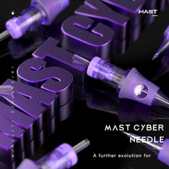MAST TATTOO Cyber needles round shader 1014RL for balanced shading.