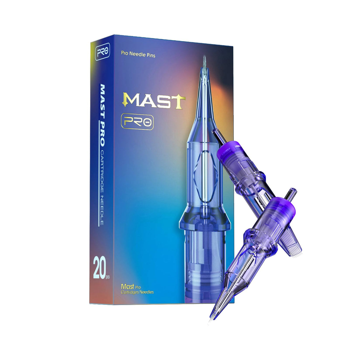 MAST TATTOO Mast Pro cartridges packaging highlights durability for reliable sessions.