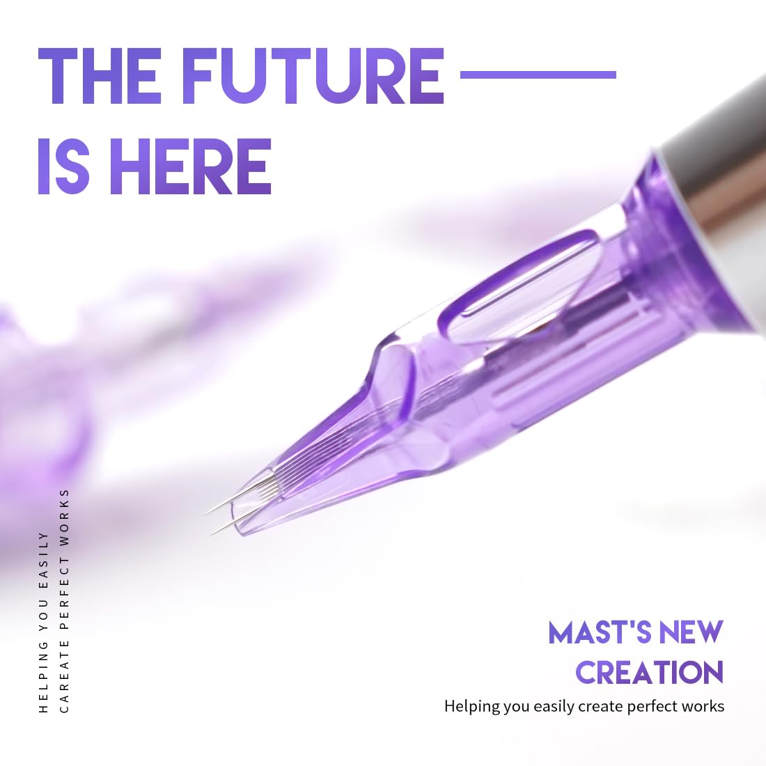 MAST TATTOO Mast Pro SMP 2-pin 0.3mm cartridge supports reliable machine tension