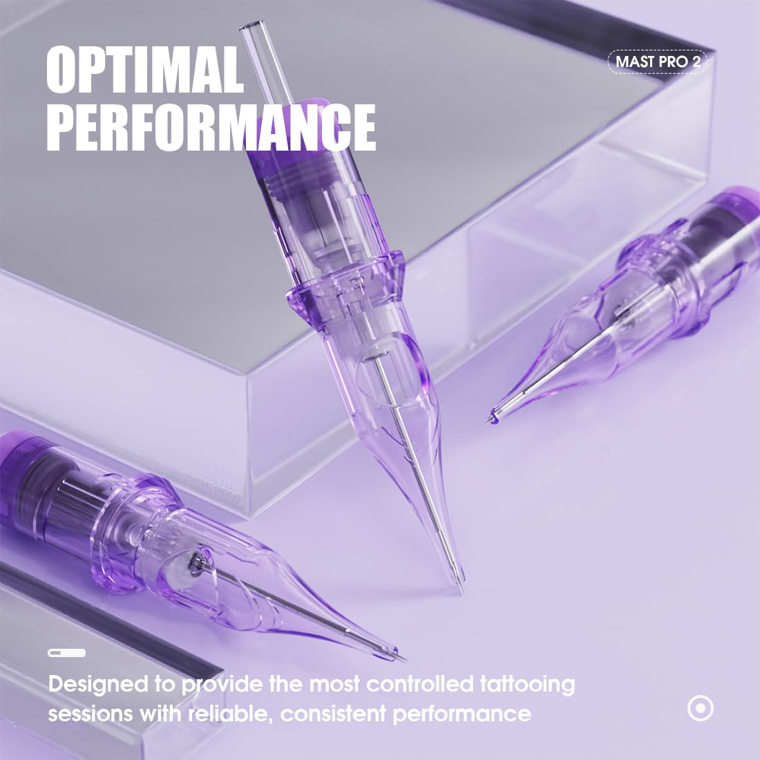 MAST TATTOO Pro2 1013RL razor-sharp needles enable crisp edges.