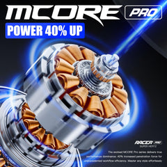 Mast Tattoo Racer Pro ergonomic design offers balanced weight for comfortable all-day use.