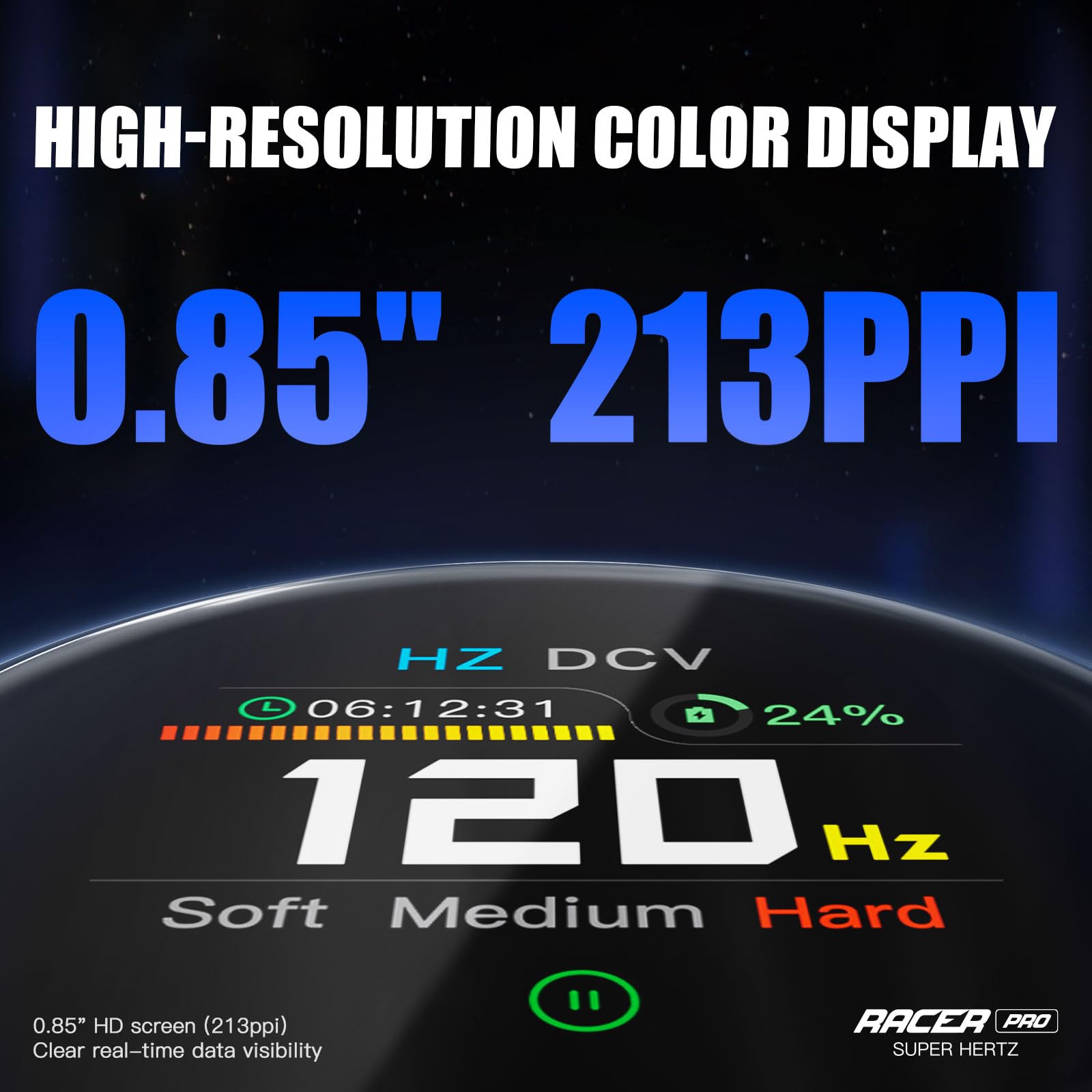 Mast Tattoo Racer Pro quick-charge feature provides fast top-ups to keep sessions flowing.