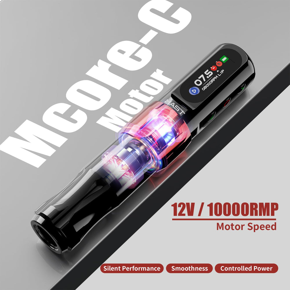MAST TATTOO Tour2 Pro 111g slim design enables comfortable long sessions