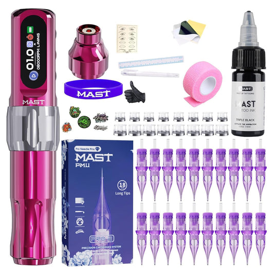 Mast Tattoo Tour2 Pro cordless pen kit for beginners with ergonomic grip