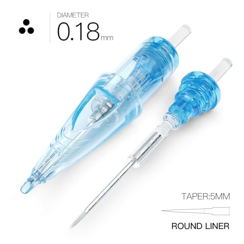 MAST TATTOO WJX 0403RL needle closeup highlights precision for tight lines.