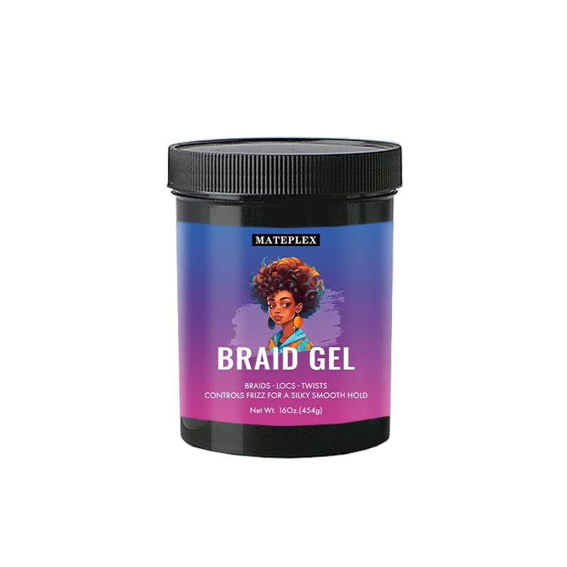 MATEPLEX Braid Gel 16oz bulk bottle delivers long-lasting hold without flaking