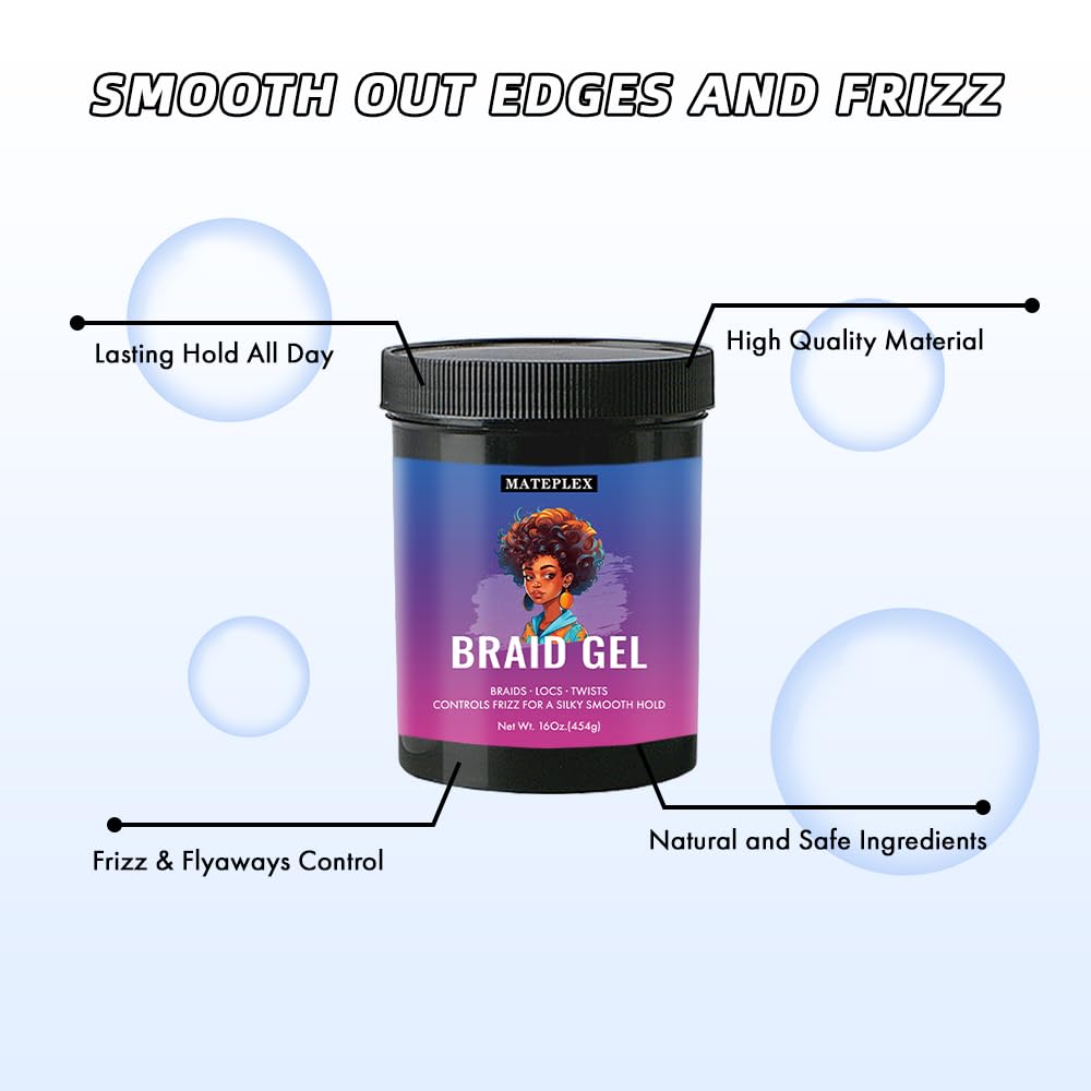 MATEPLEX Gel for wet or dry hair applications, easy styling