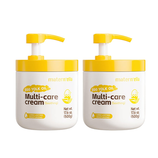 Matern'ella egg-yolk-oil CO2 extraction nourishes skin for rich nourishment.