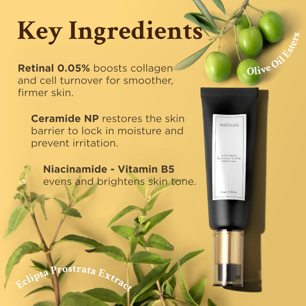 MATKAS hyaluronic acid hydration close-up indicating deep night-time moisture