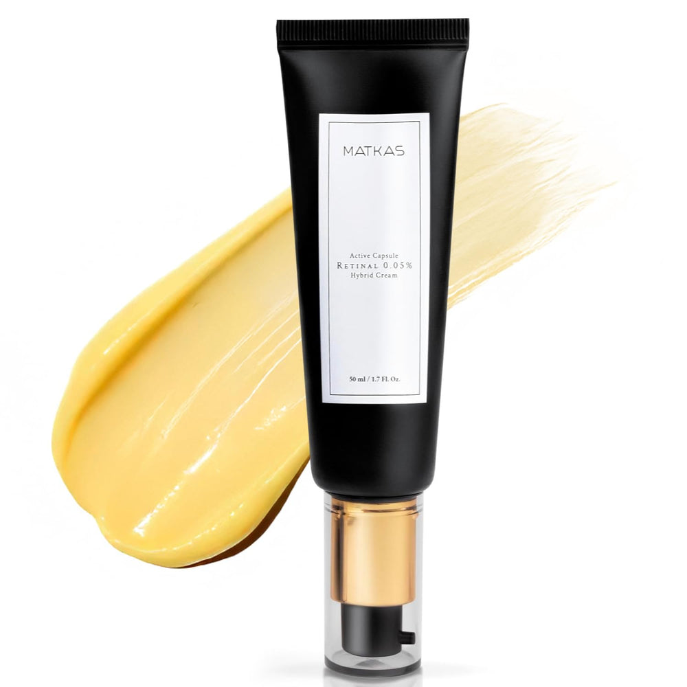 MATKAS Korean Active Retinal Night Cream jar front showing premium packaging for anti-aging care