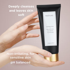 MATKAS cleanser ceramides-boost highlights hydration and skin resilience
