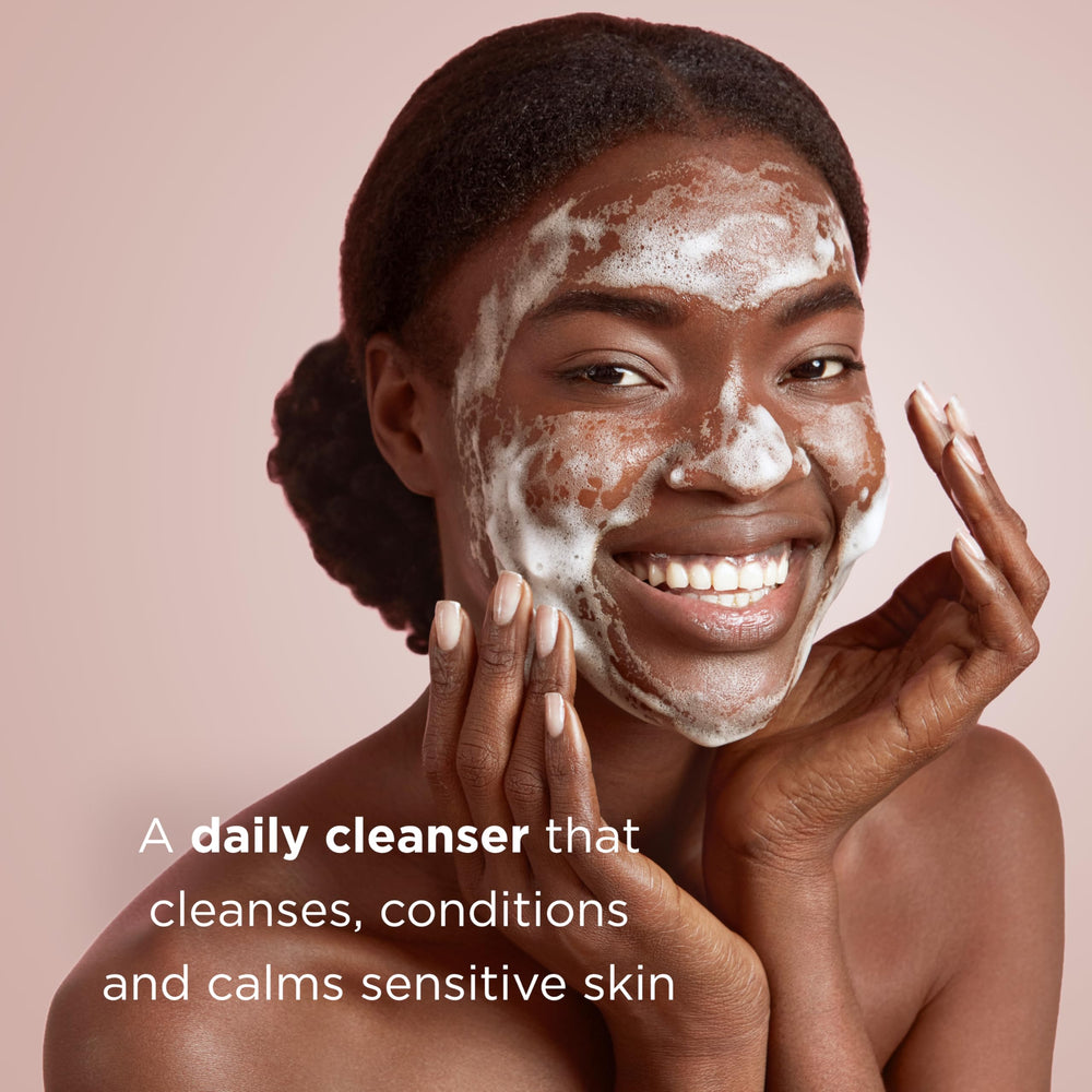 MATKAS cleanser foaming-lather demonstrates gentle cleansing and makeup removal