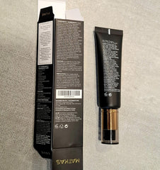 MATKAS night care routine setup with jar and soft lighting