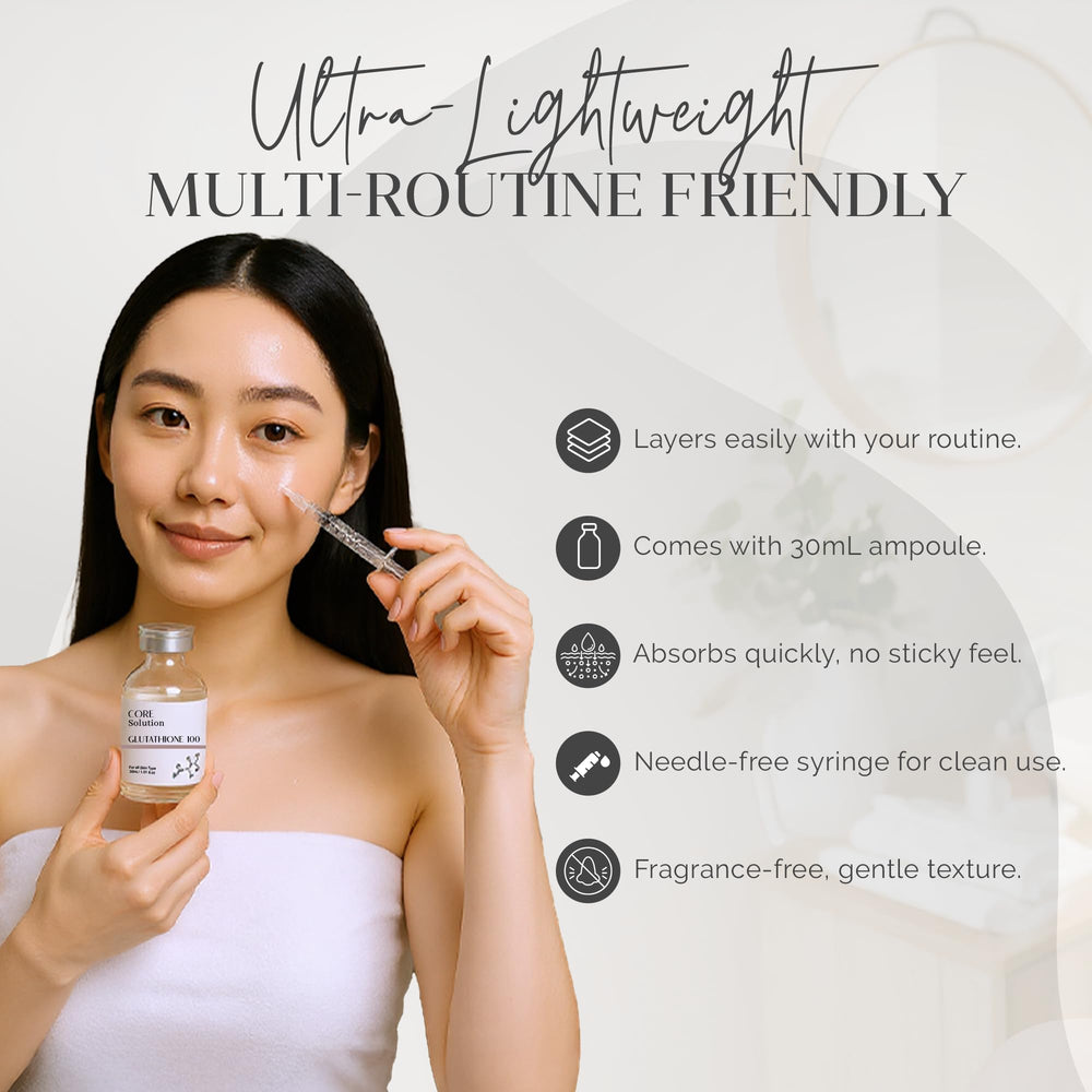 Matrigen Glutathione ampoule syringe enables precise clean dispensing