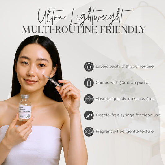 Matrigen Glutathione ampoule syringe enables precise clean dispensing