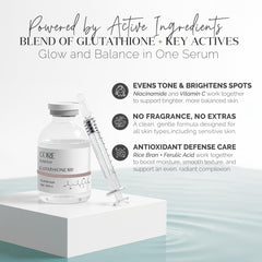 Matrigen vitamin C niacinamide ferulic close up signals brightening support