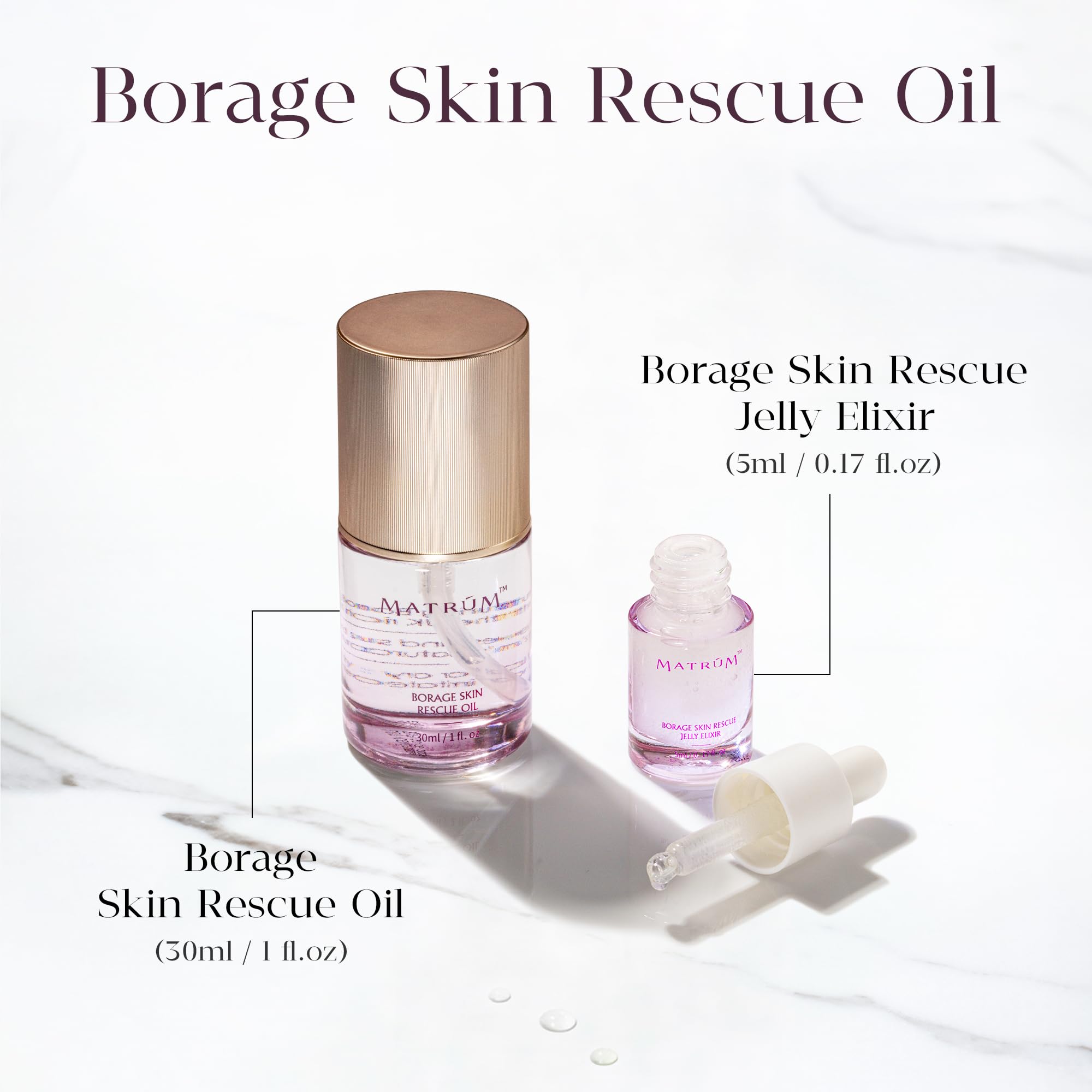MATRÚM routine shot shows easy integration into daily skin care.