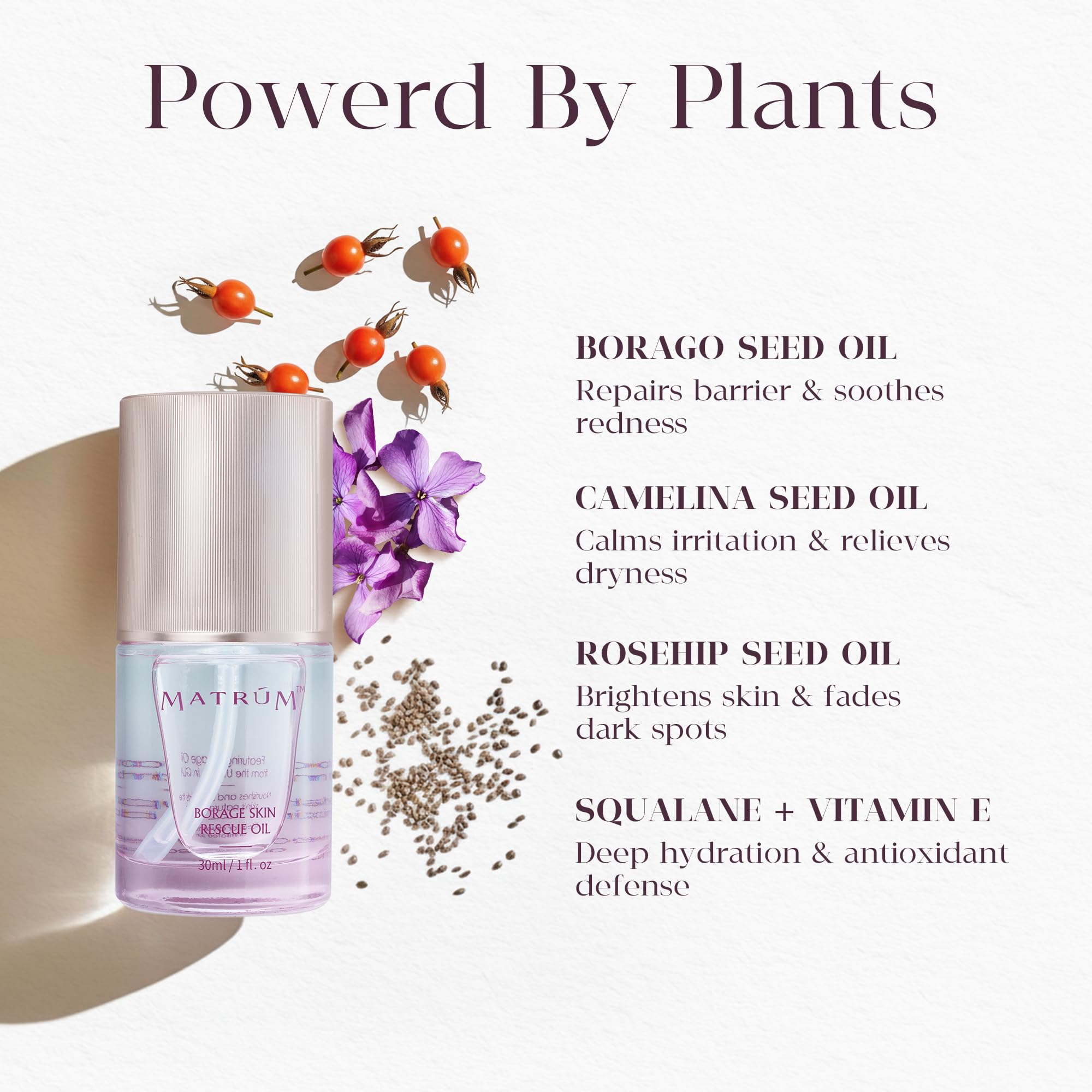 MATRÚM gua sha oil texture delivers a silky, non-greasy feel.