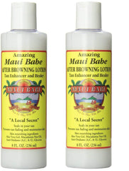 Maui Babe After Browning 8oz bottle; moisturizes skin after sun exposure