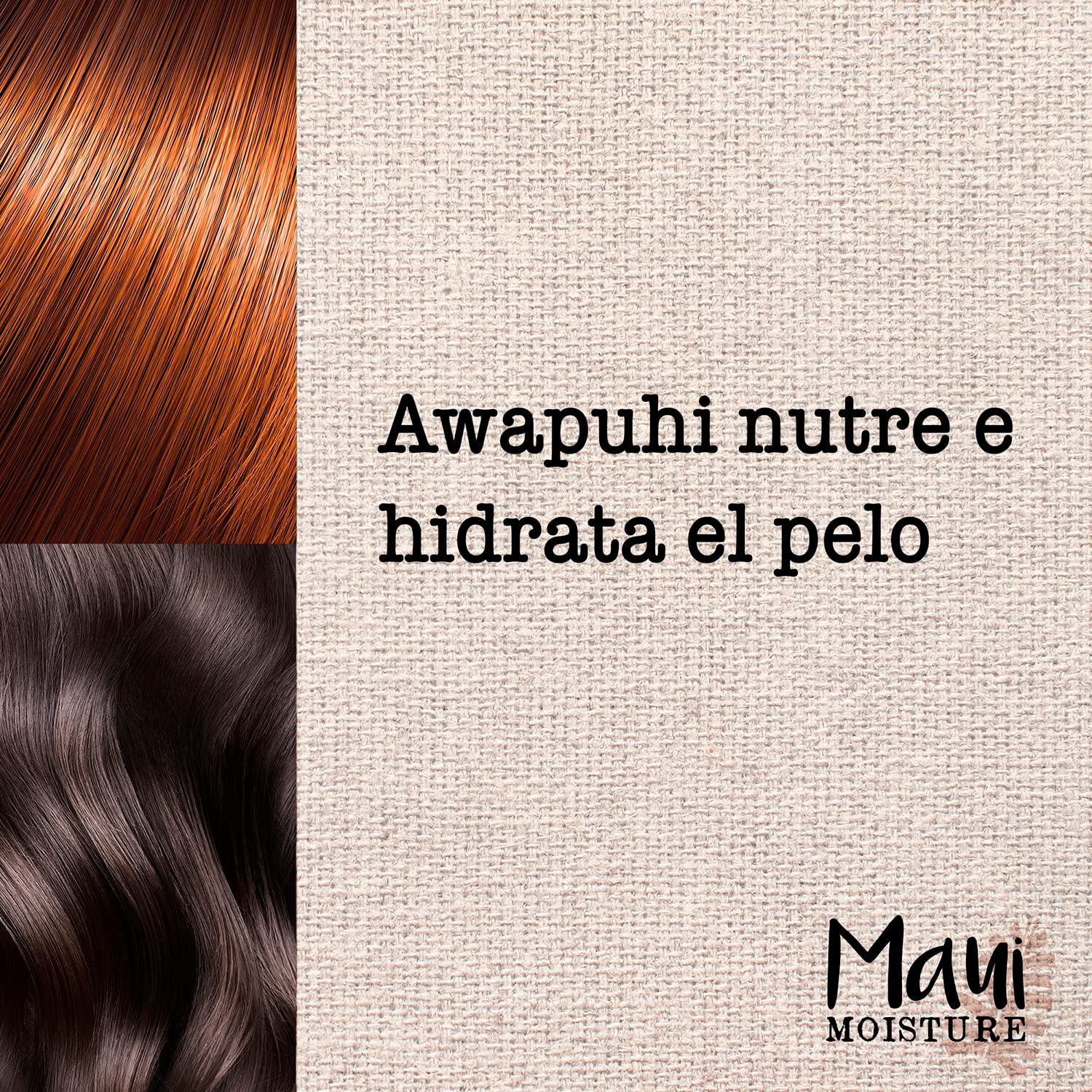 Detangling action shown on hair demonstrates smooth comb-through.