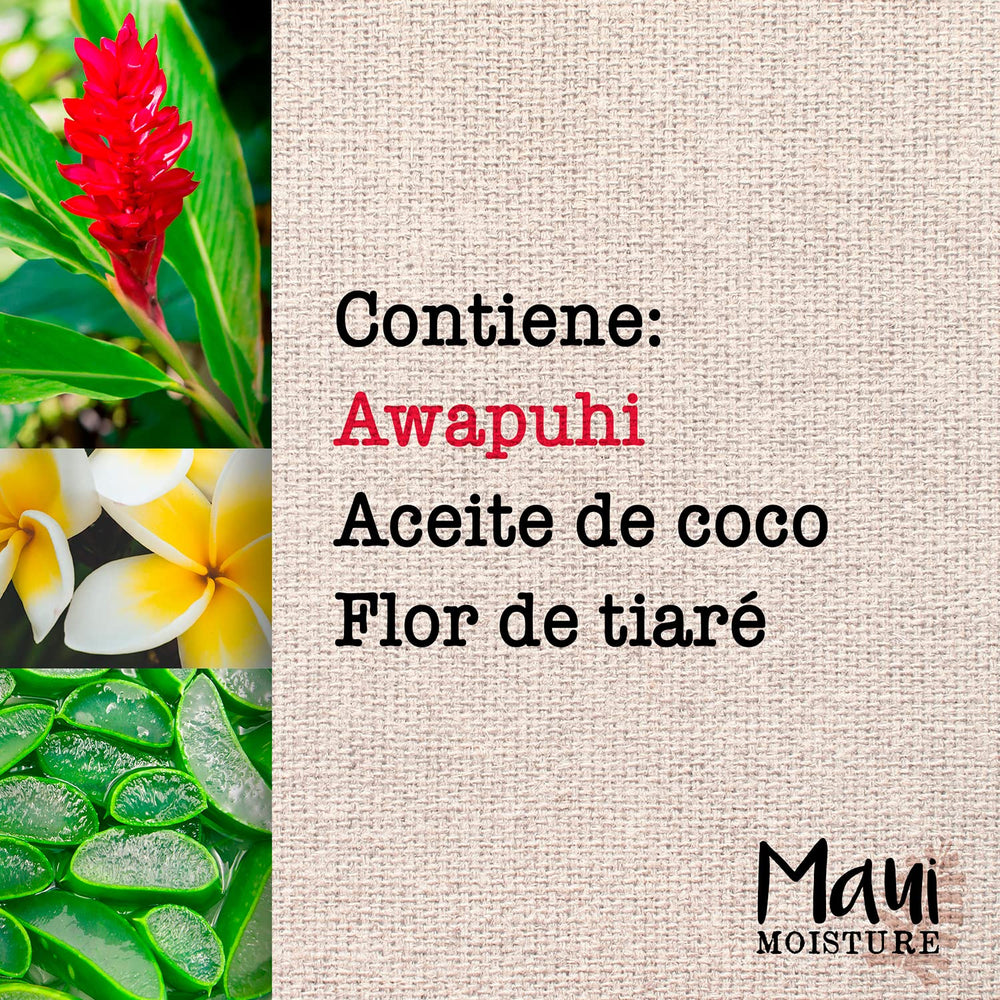Maui Moisture Shine awapuhi nectar hints at shine and moisture