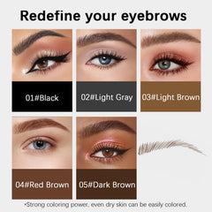 MAVENI Browcharm waterproof formula withstands sweat and rain for daily wear.