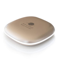 Mavoro LED travel mirror front view for quick on-the-go makeup checks