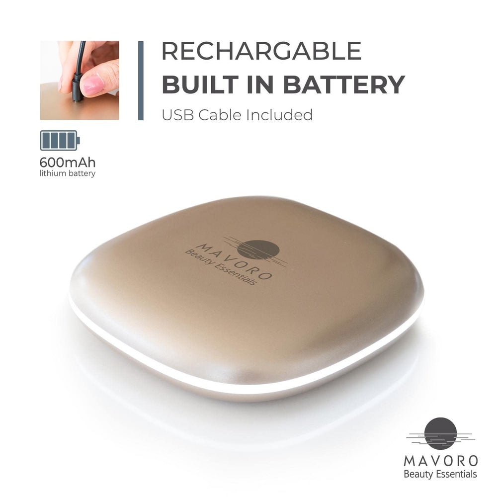 Mavoro mirror with natural skylight LEDs for color-accurate makeup