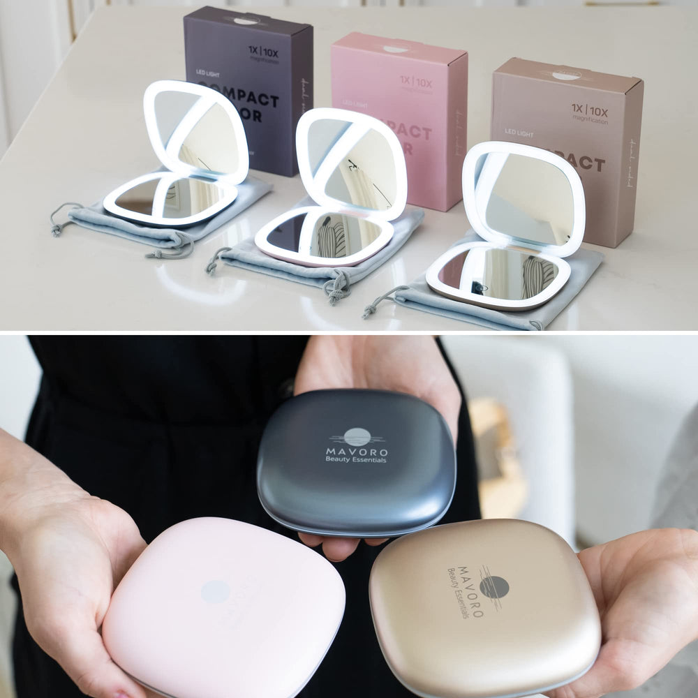 Mavoro plush pouch included for stylish gifting and storage.