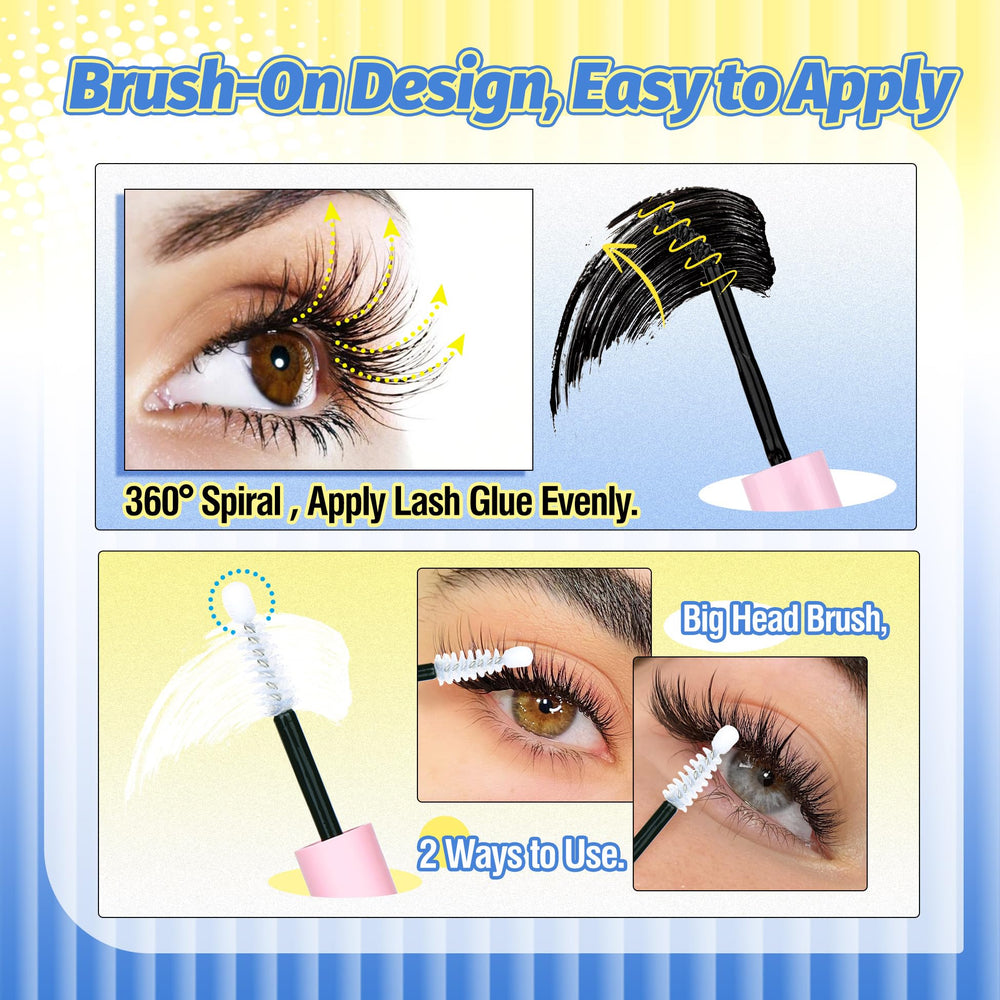 Mavphnee all-day hold for natural-looking lash clusters.