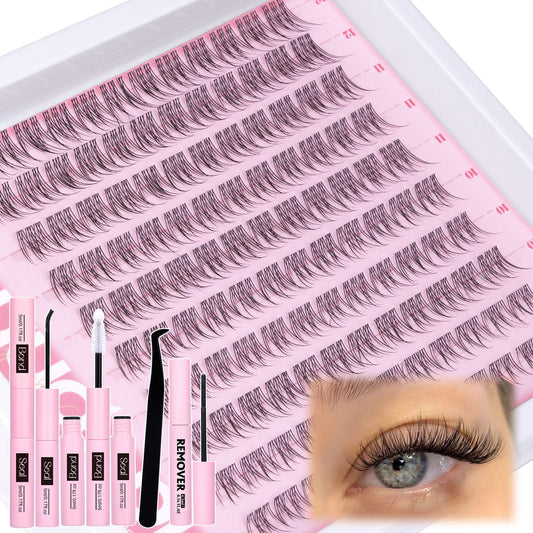 Mavphnee lash clusters kit contents for quick DIY lash enhancements