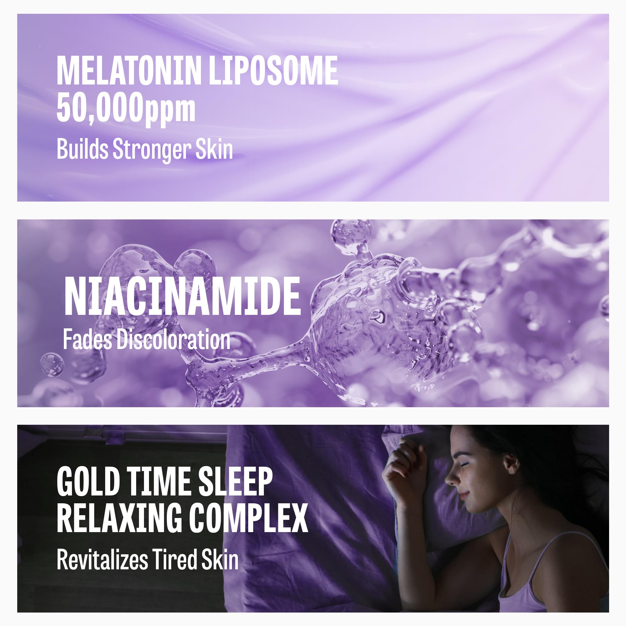 MAXCLINIC Time Return Melatonin Cream celery and cherry water ingredient illustration signals gentle nourishment.
