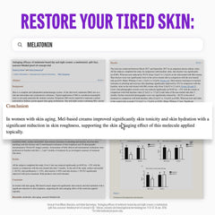 MAXCLINIC Time Return Melatonin Cream jar closeup highlights a rich, restorative formula.