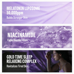 Overview shot of MAXCLINIC Melatonin Cream packaging highlighting Resting Complex
