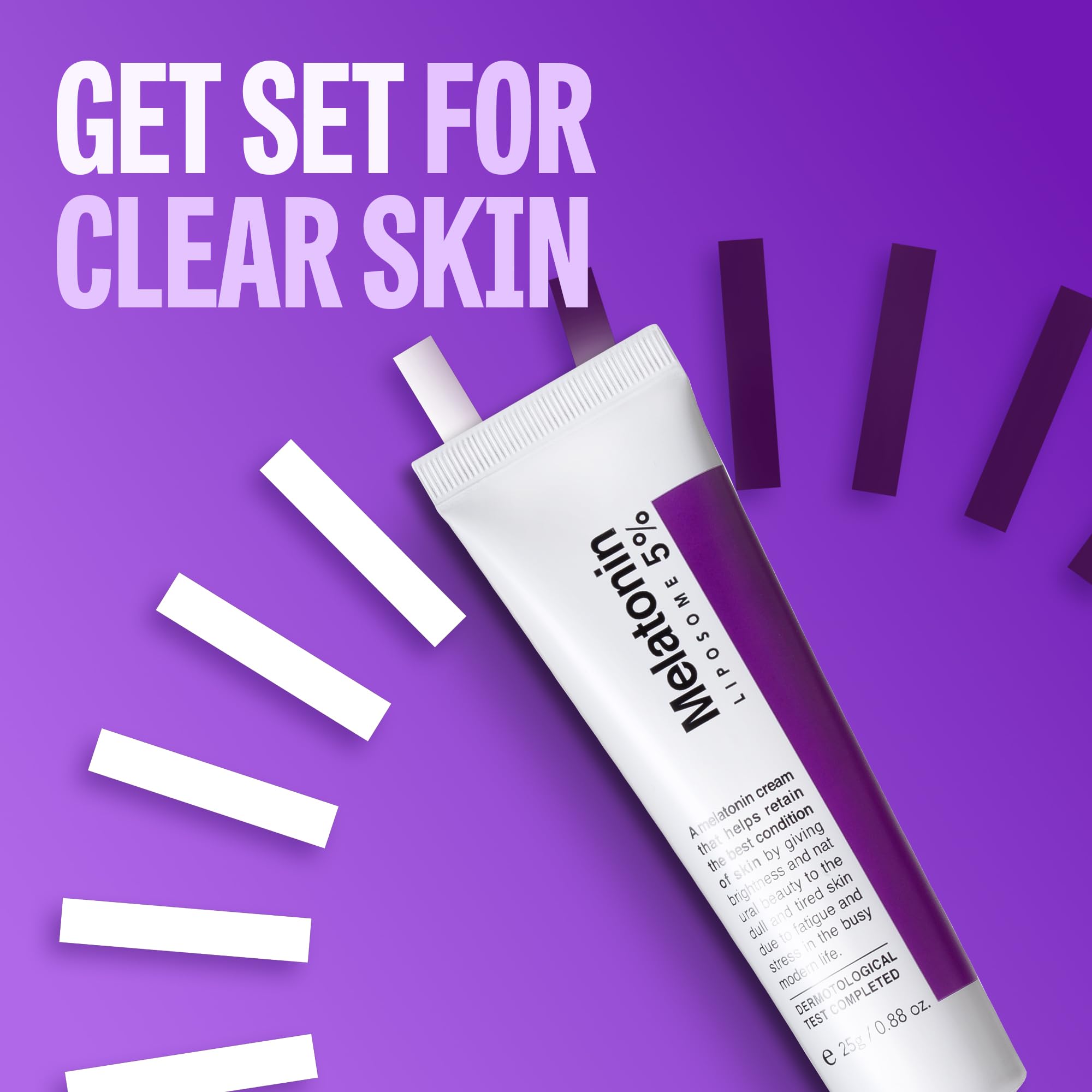 Close-up of MAXCLINIC Melatonin Cream texture showing silky absorption