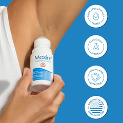 MAXIM easy-roll-on application seen during gym session