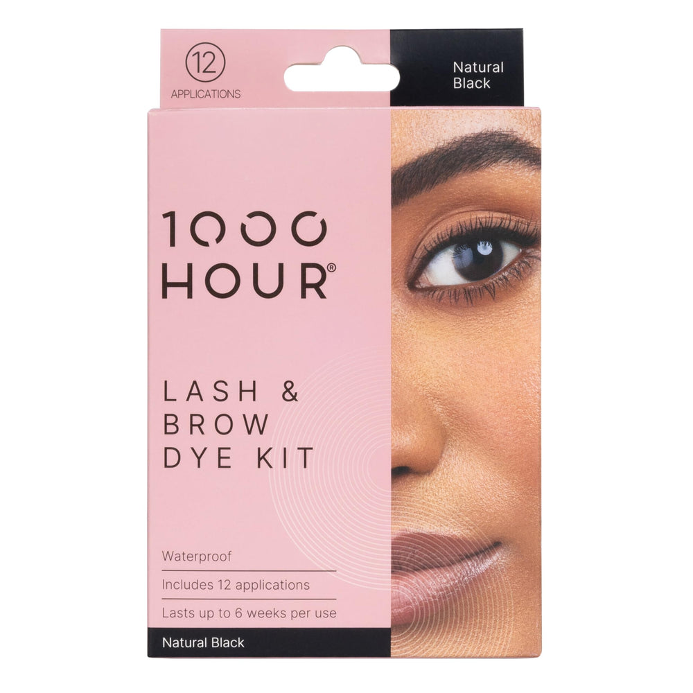 MaxRelief Brow Color Kit Black packaging shows premium design for at-home styling