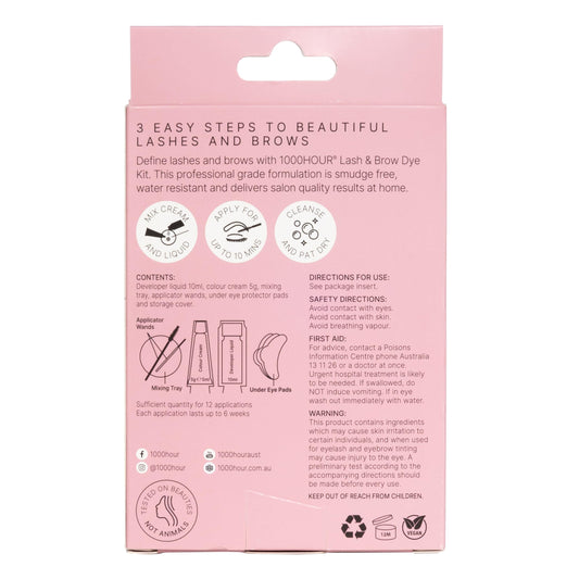 MaxRelief Brow Mascara applying on brows delivers long-lasting color up to six weeks