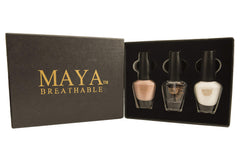 MAYA French manicure set packaging for at-home styling and care.