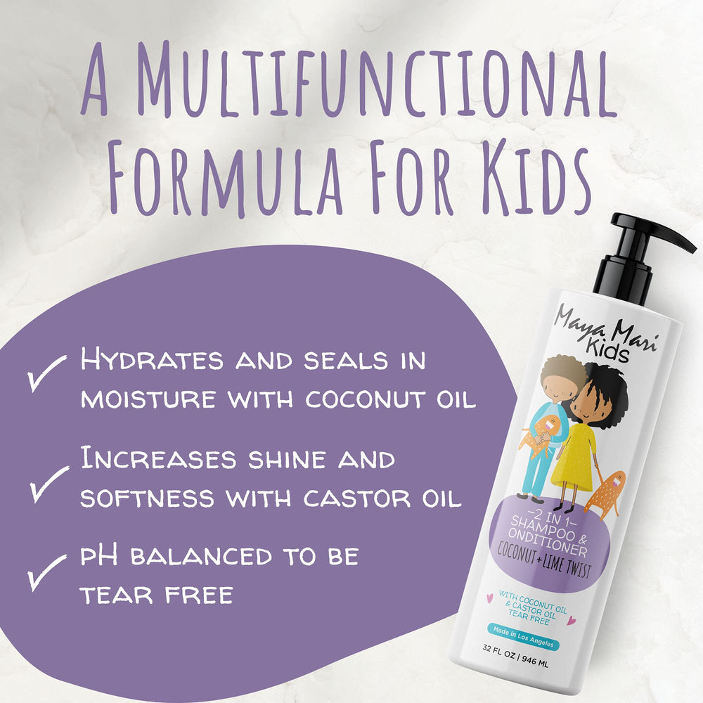 MAYA MARI Kids curl cream tube dispense defines curls with moisture