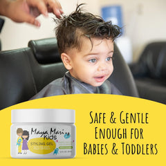MAYA MARI leave-in conditioner applying to young hair