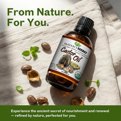 Mayan's Secret castor oil for hair growth use supports hair nourishment.