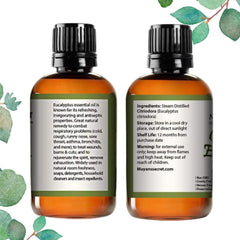 Mayan's Secret Citriodora Eucalyptus oil bath for a revitalizing soak.