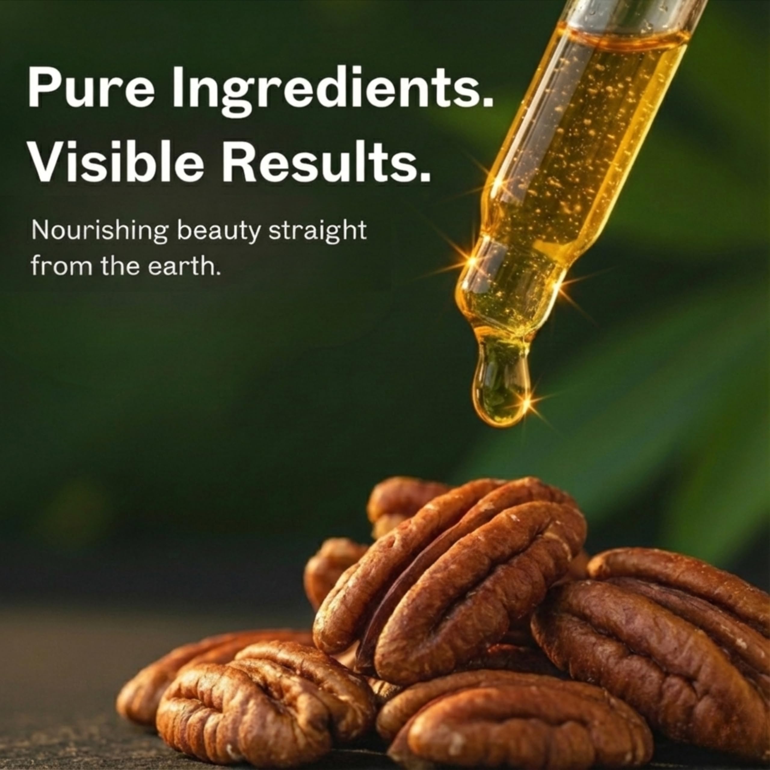 Vegan and clean formula from Mayan's Secret Pecan Oil.