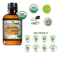 Mayan's Secret sesame oil multipurpose beauty oil for skin and hair care