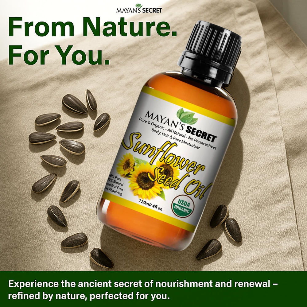 Mayan's Secret oil absorbs quickly into skin and hair surfaces.